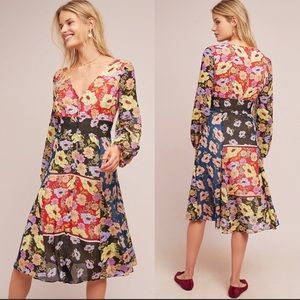 NWT Anthropologie Maeve Dress Gardenia Floral 8